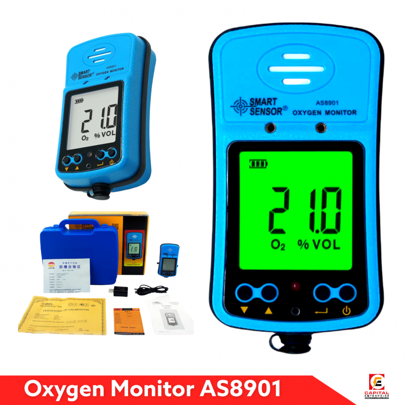 Oxygen Monitor AS8901 Smart Sensor Capital Enterprise